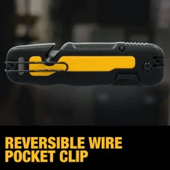 DeWalt Push & Flip Folding Utility Knife w/ Storage DWHT10992