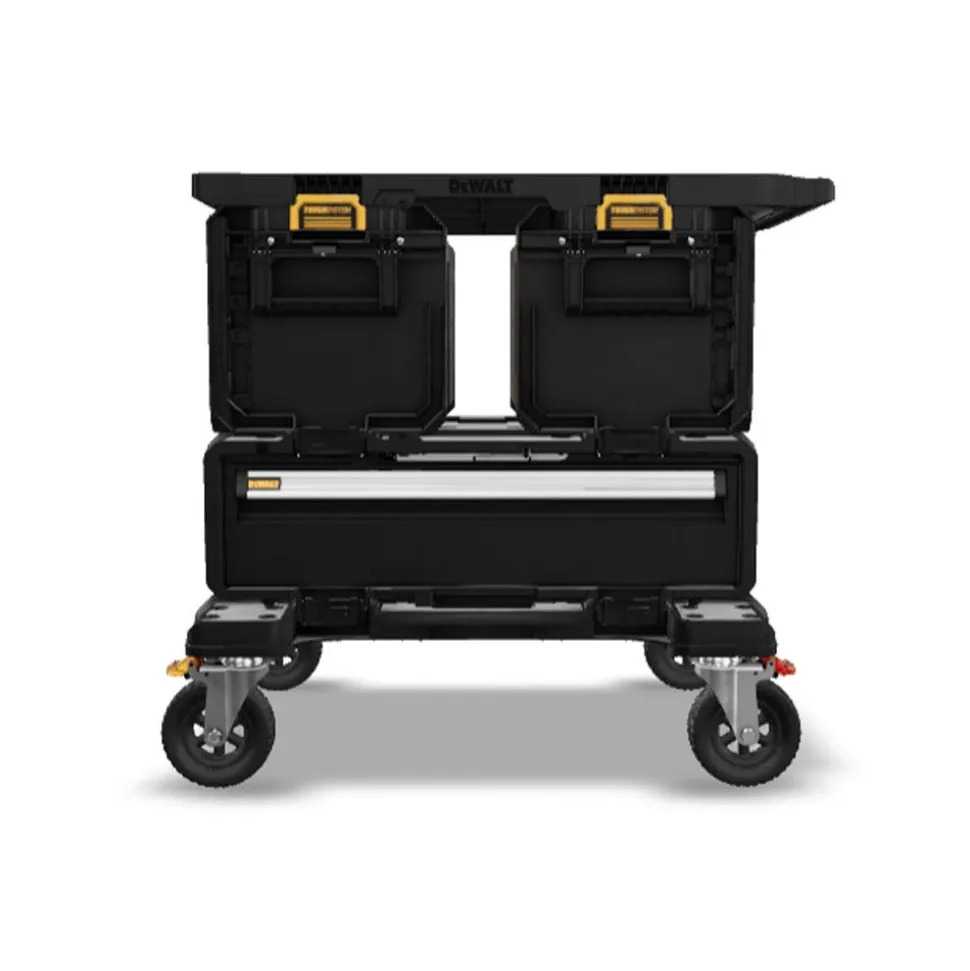 DeWalt TOUGHSYSTEM 2.0 DXL Dolly, (2) 3 Drawer Unit, DXL Working Top and DXL Deep Drawer Combo Kit DW-DWST08530-DW-DWST08330-DW-DWST08550-DW-DWST08510