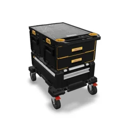 DeWalt TOUGHSYSTEM 2.0 DXL Dolly, (2) 2 Drawer Units, DXL Working Top and DXL Deep Drawer Combo Kit DW-DWST08530-DW-DWST08320-DW-DWST08550-DW-DWST08510