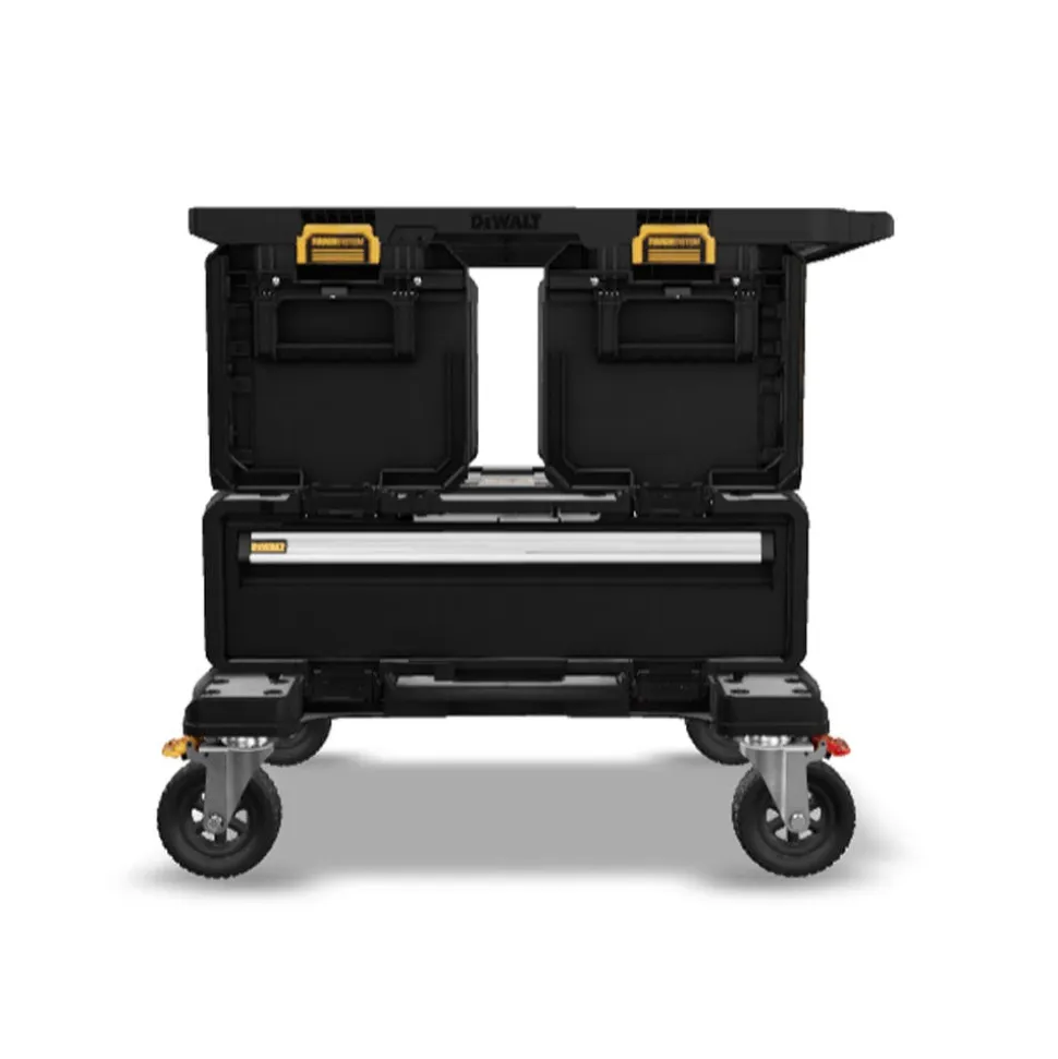 DeWalt TOUGHSYSTEM 2.0 DXL Dolly, (2) 2 Drawer Units, DXL Working Top and DXL Deep Drawer Combo Kit DW-DWST08530-DW-DWST08320-DW-DWST08550-DW-DWST08510