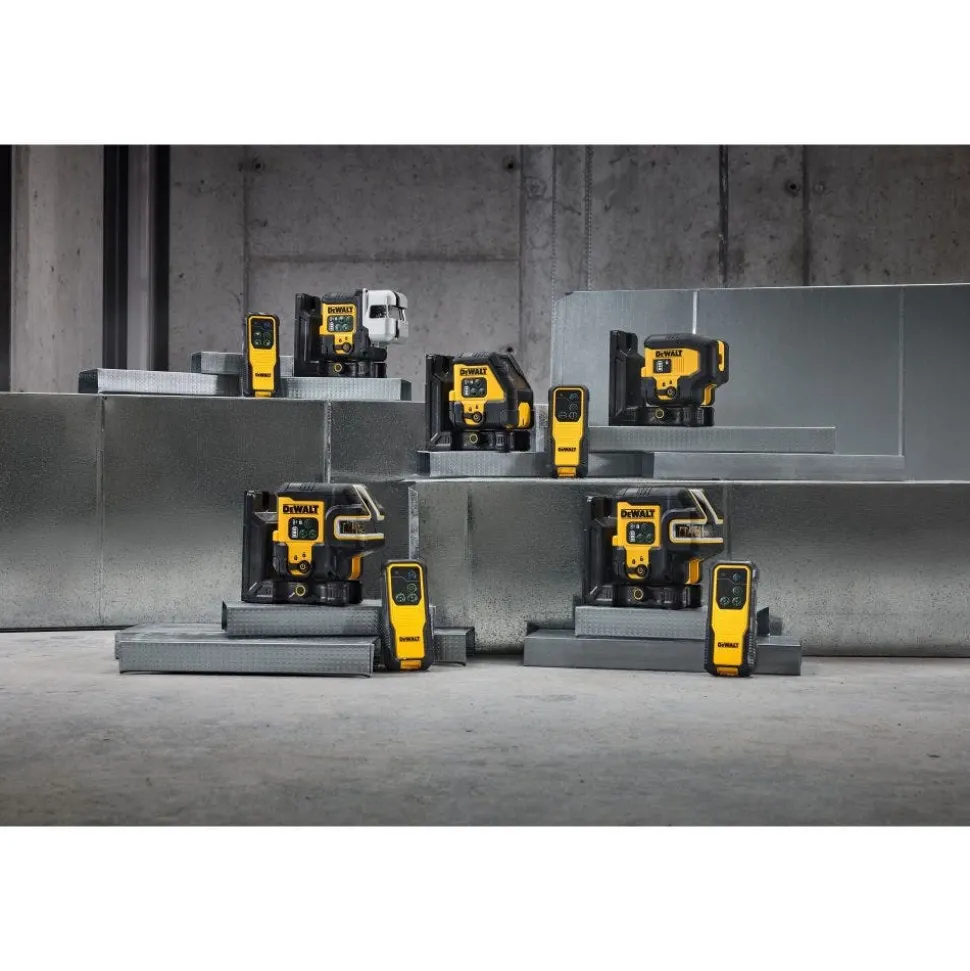 DeWalt USB Rechargeable Green 5 Spot and Cross Line Laser Kit DCLE14251G