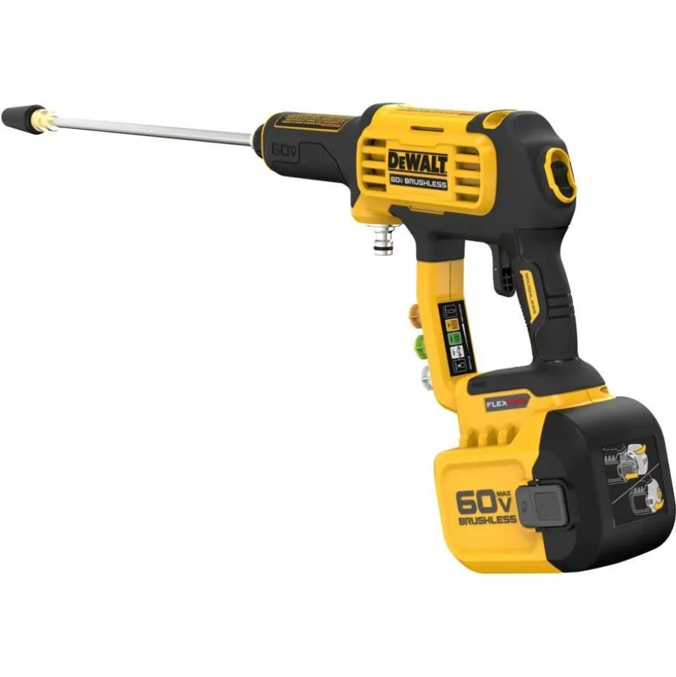 DeWalt 60V Flexvolt 1000 PSI Power Cleaner Pressure Washer Kit DCPW1000X1