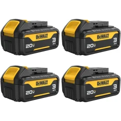 DeWalt 20V Max 3Ah Battery 4 Pack DCB200-4