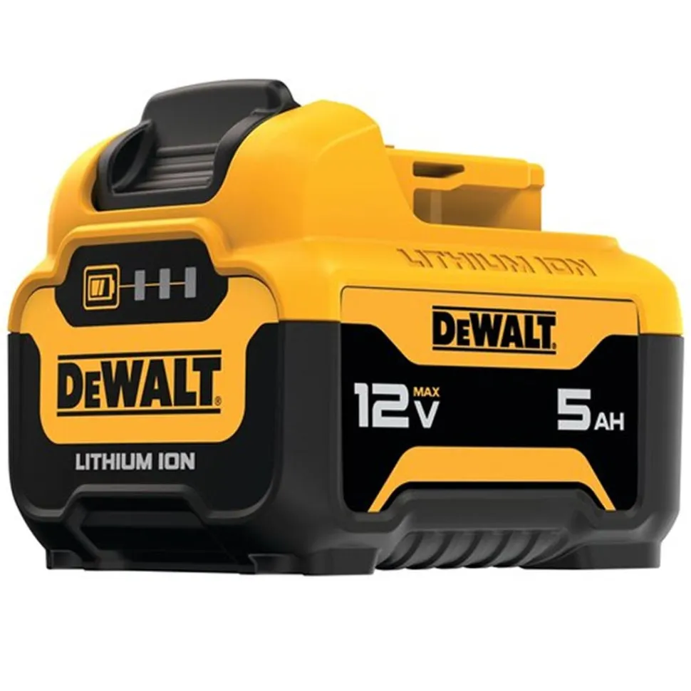 DeWalt 12V MAX 5.0Ah Lithium Ion Battery (2 Pack) DCB126-2