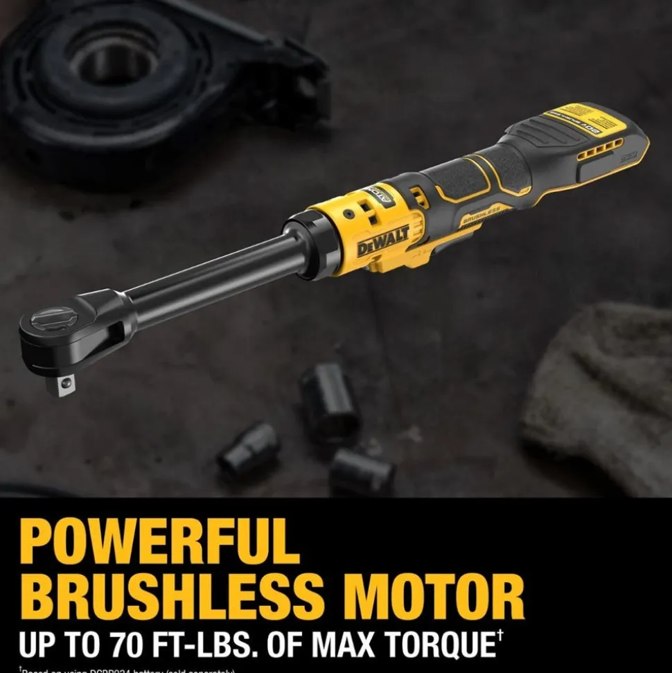 DeWalt 20V MAX* ATOMIC™ Brushless Cordless 1/2" Extended Reach Ratchet (Tool Only) DCF512EB