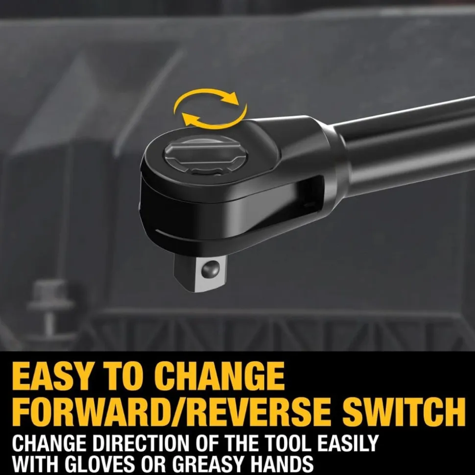 DeWalt 20V MAX* ATOMIC™ Brushless Cordless 1/2" Extended Reach Ratchet (Tool Only) DCF512EB
