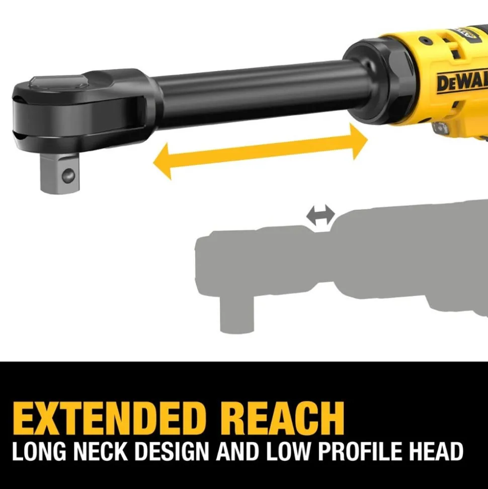 DeWalt 20V MAX* ATOMIC™ Brushless Cordless 1/2" Extended Reach Ratchet (Tool Only) DCF512EB