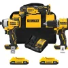 DeWalt 20V MAX* Brushless Compact Drill/Driver, Impact Driver and Brushless Cordless Oscillating Multi-Tool Kit DW-DCK225D2-DW-DCS354B
