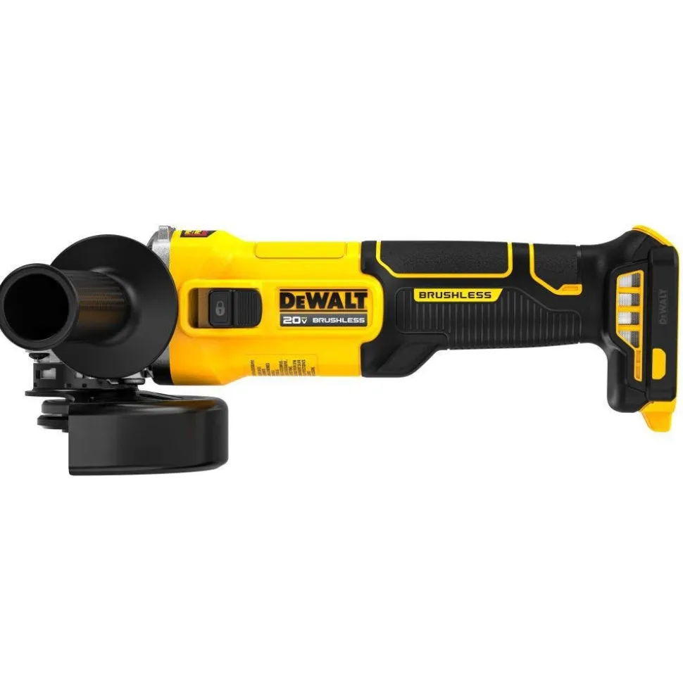 DeWalt 20V MAX* Brushless Cordless 4 1/2 in. Slide-Switch Grinder (Tool Only) DCG407B