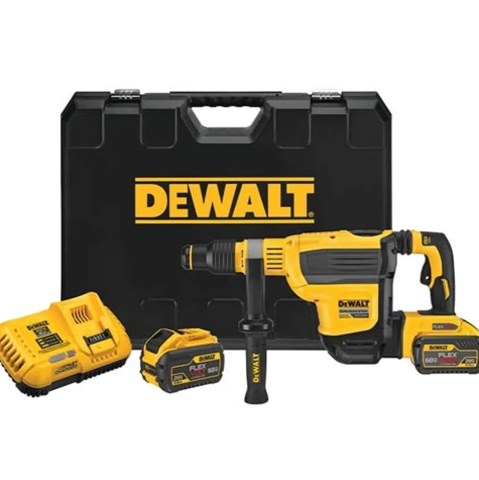 DeWalt 60V MAX 1-3/4" Brushless SDS Max Combination Rotary Hammer Kit DCH614X2