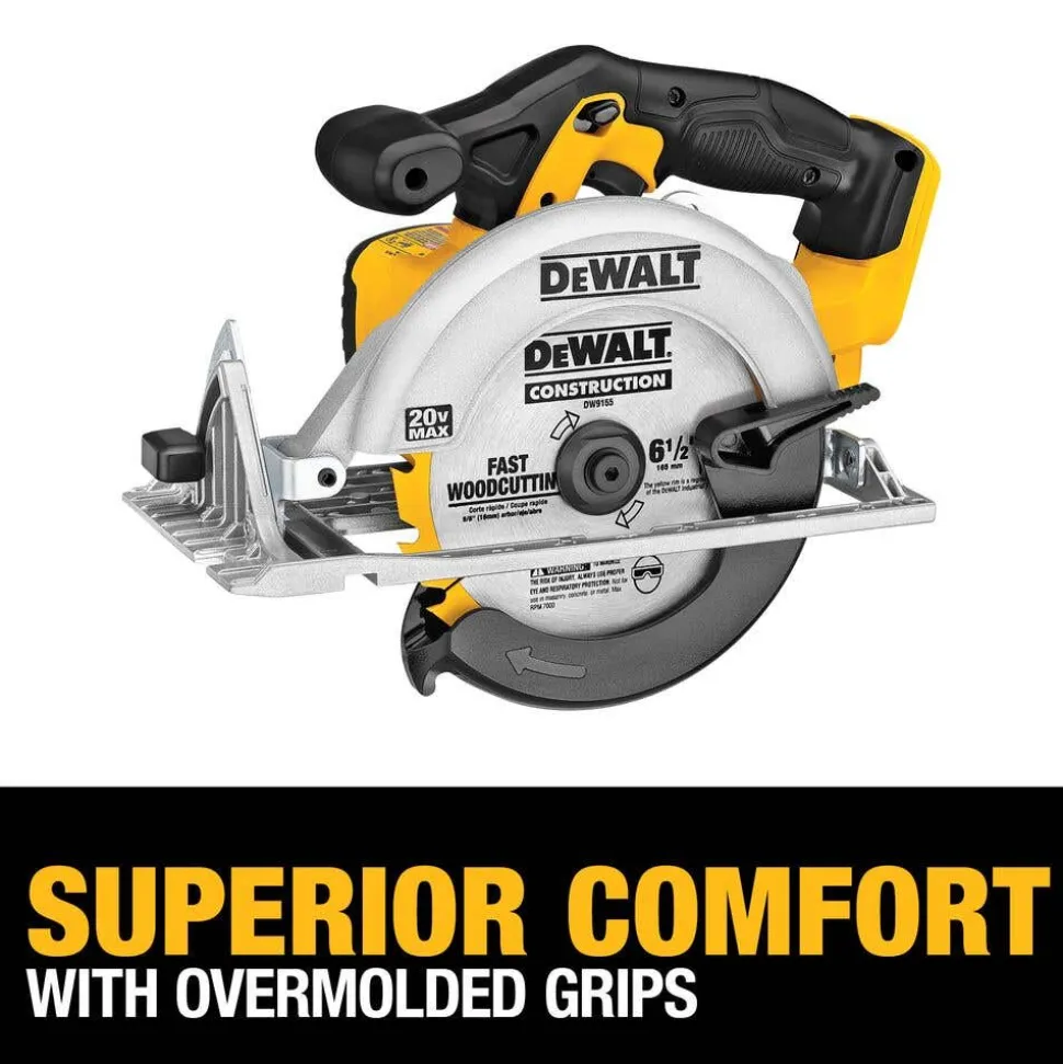 DeWalt 20V MAX 6-1/2" Circular Saw (Tool Only) DCS391B