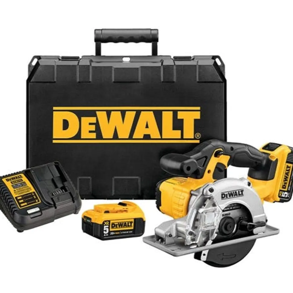 DeWalt 20V MAX Cordless 5-1/2" Metal Cutting Circular Saw Kit DCS373P2