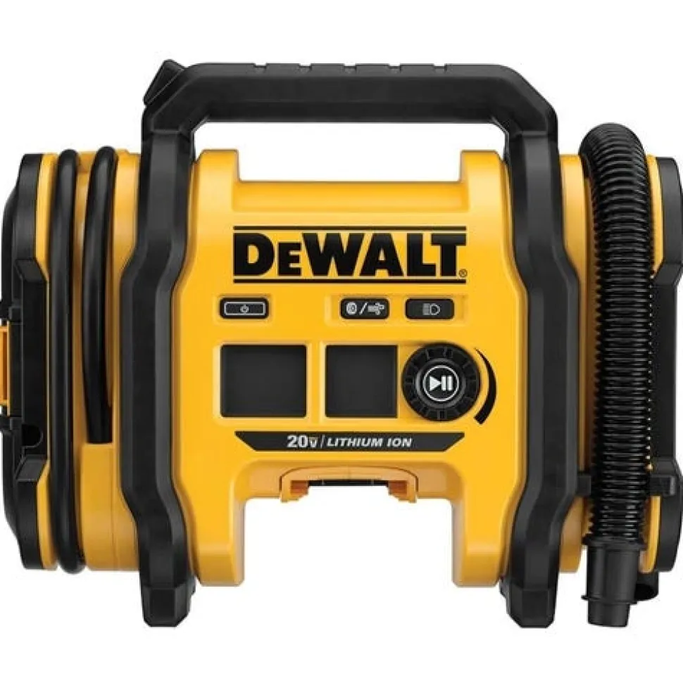 DeWalt 20V MAX* Cordless Tire Inflator, Tool Only DCC020IB