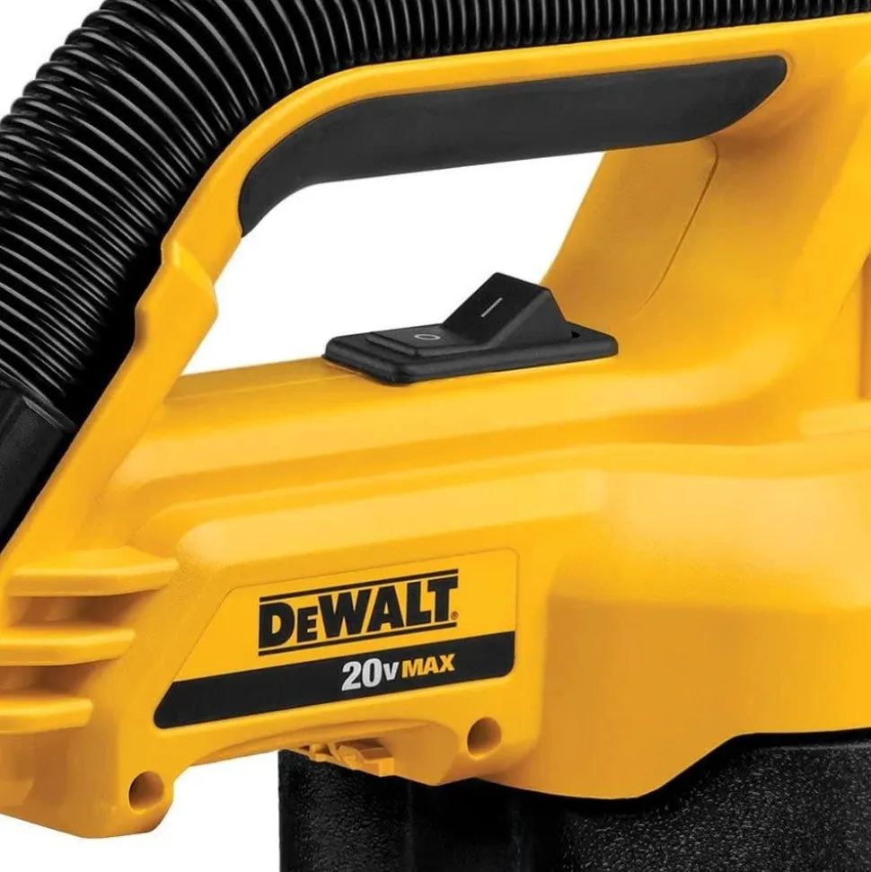 DeWalt 20V MAX 1/2 Gallon Portable Cordless Wet/Dry Vacuum With POWERSTACK 20V MAX Battery and Charger Kit DW-DCBP034C-DW-DCV517B