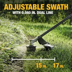 DeWalt 60V MAX* 17 in. Brushless Attachment Capable String Trimmer Kit DCST972X1