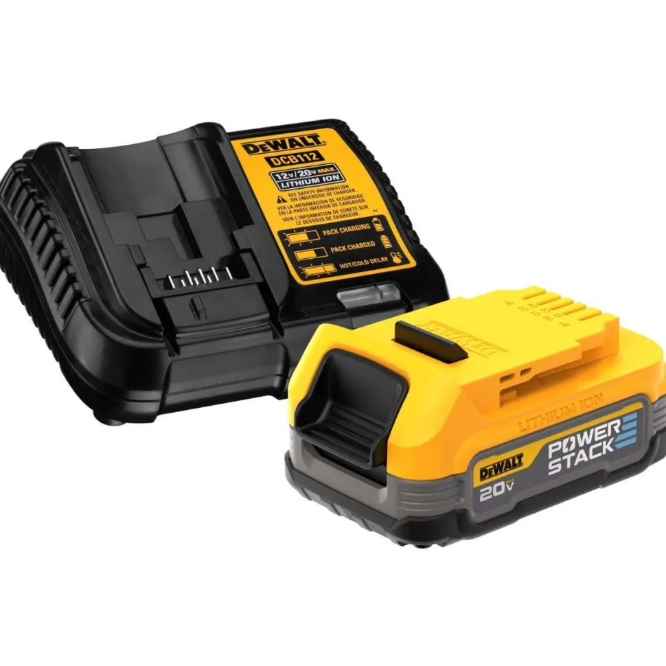 DeWalt 20V MAX 1/2" Mid-Range Impact Wrench w/ Hog Ring Anvil 1.7Ah Starter Kit DCF891B-DCBP034C
