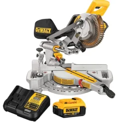 DeWalt 20V MAX 7-1/4" Sliding Miter Saw Kit DCS361M1