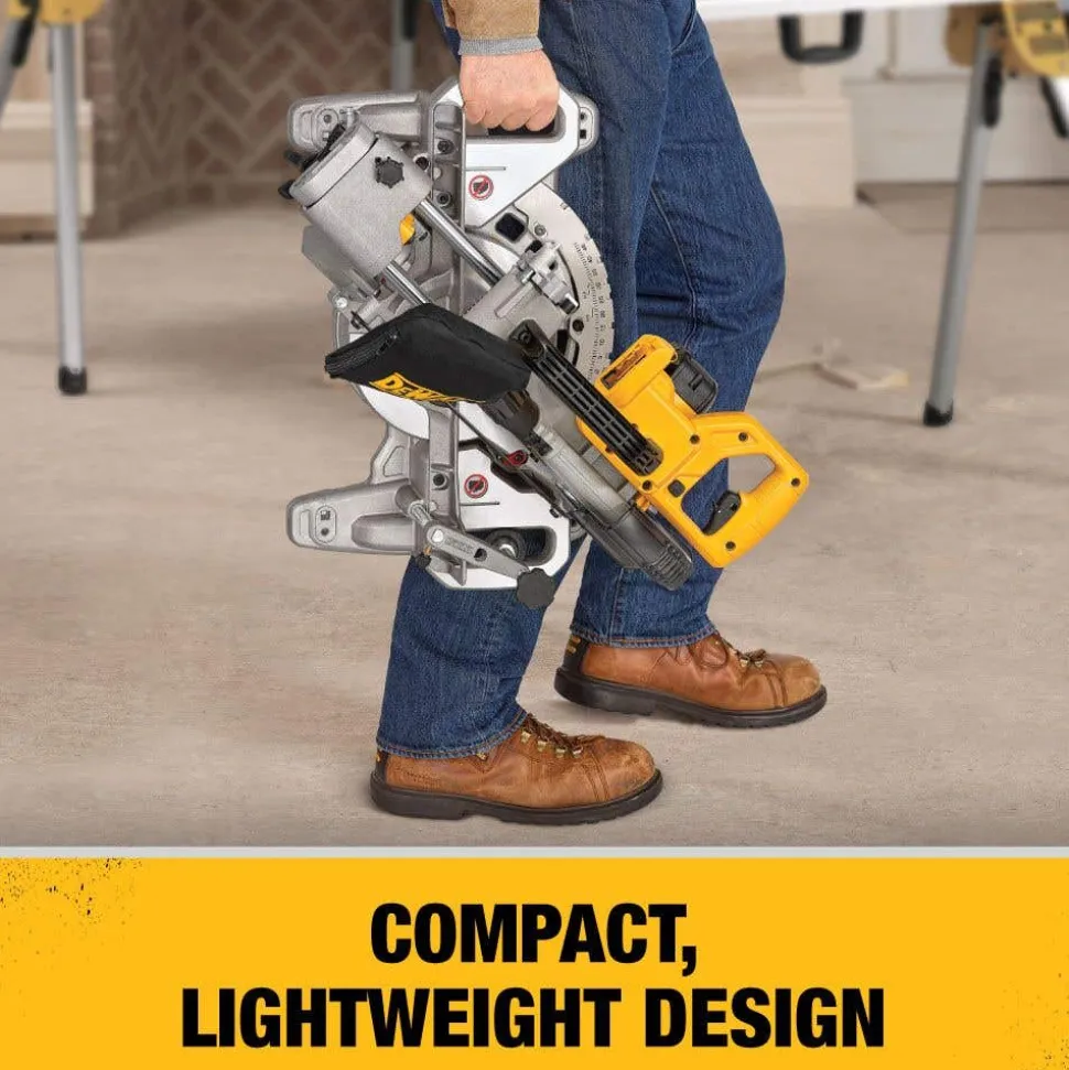 DeWalt 20V MAX 7-1/4" Sliding Miter Saw Kit DCS361M1