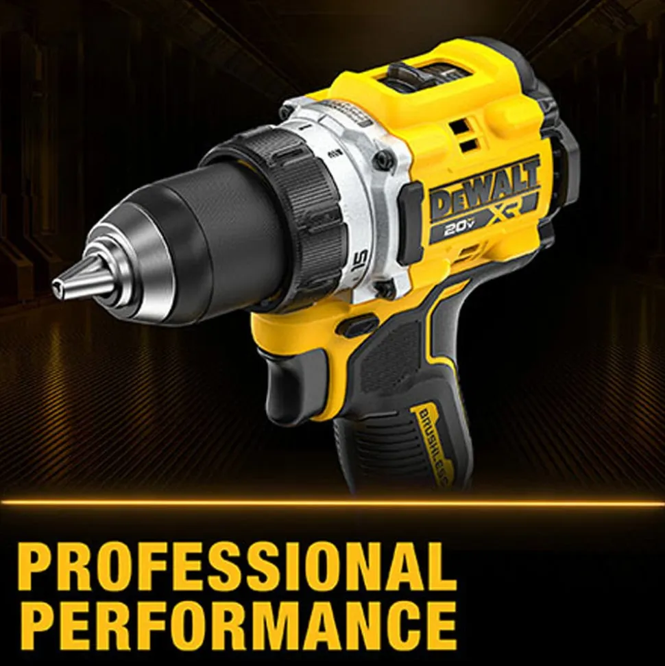 DeWalt 20V MAX* XR® Brushless Cordless 1/2" Drill/Driver (Tool Only) DCD801B