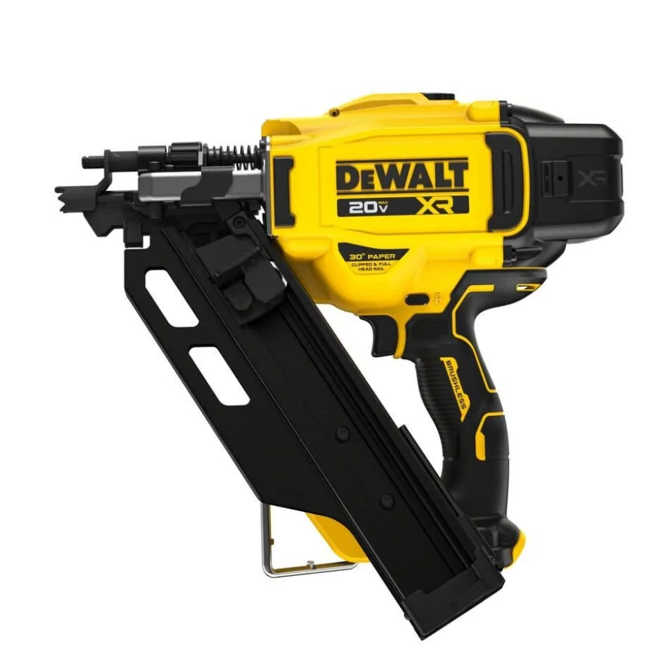 DeWalt 20V MAX XR Brushless Cordless 30 Degree Paper Collated Framing Nailer (Tool Only) DCN930B