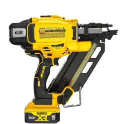 DeWalt 20V MAX XR Brushless Cordless 30 Degree Paper Tape Framing Nailer Kit DCN930P1