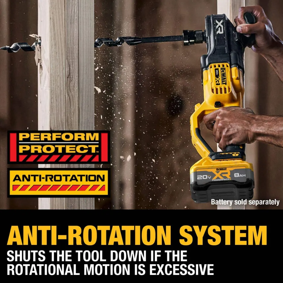 DeWalt 20V MAX XR Brushless Cordless 7/16" Quick Change Compact Stud & Joist Drill (Tool Only) DCD447B
