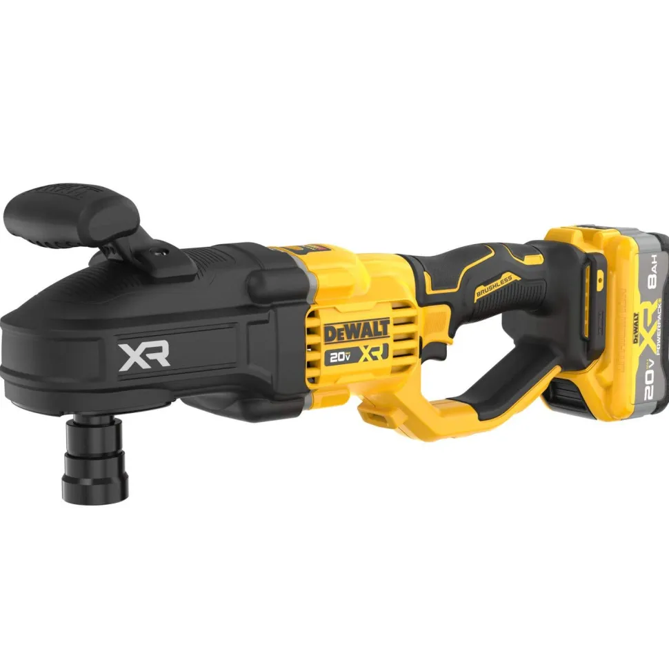 DeWalt 20V MAX XR Brushless Cordless 7/16" Quick Change Compact Stud & Joist Drill Kit with XR POWERPACK DCD447WW1