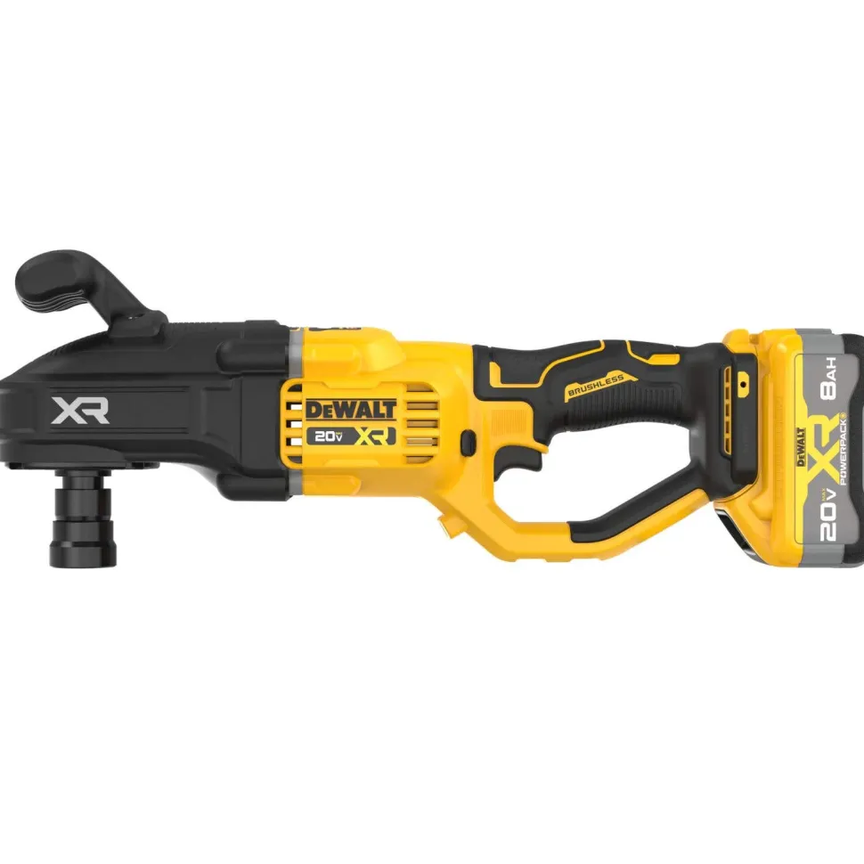 DeWalt 20V MAX XR Brushless Cordless 7/16" Quick Change Compact Stud & Joist Drill Kit with XR POWERPACK DCD447WW1