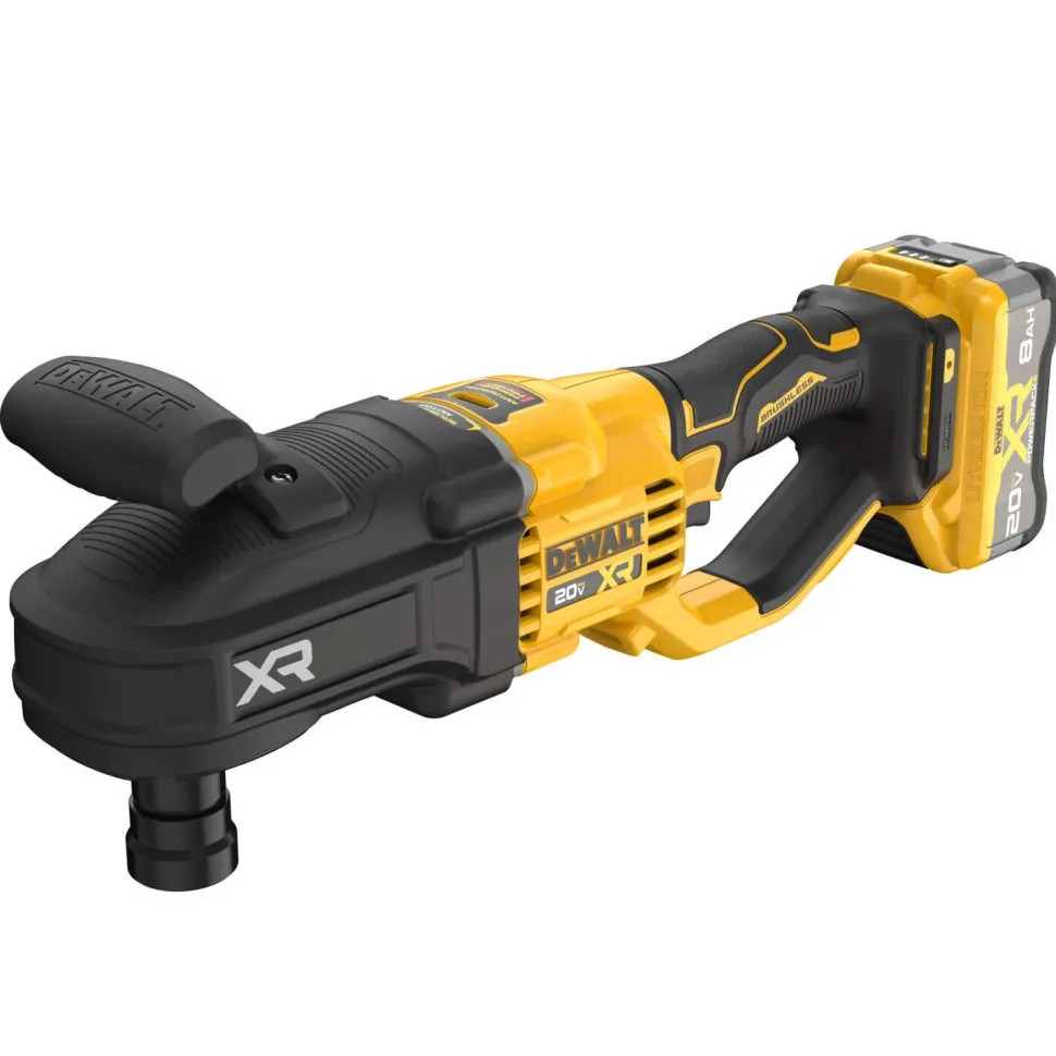 DeWalt 20V MAX XR Brushless Cordless 7/16" Quick Change Compact Stud & Joist Drill Kit with XR POWERPACK DCD447WW1