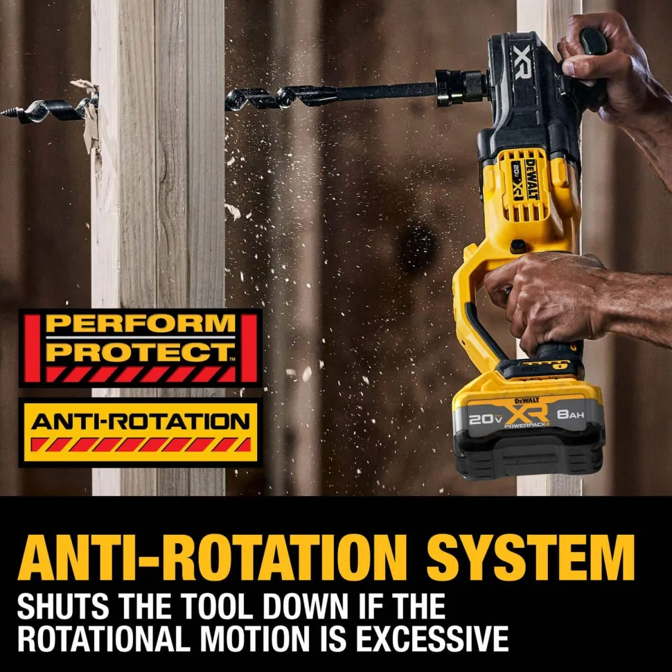 DeWalt 20V MAX XR Brushless Cordless 7/16" Quick Change Compact Stud & Joist Drill Kit with XR POWERPACK DCD447WW1