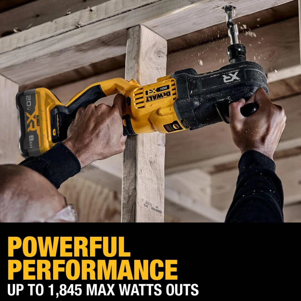 DeWalt 20V MAX XR Brushless Cordless 7/16" Quick Change Compact Stud & Joist Drill Kit with XR POWERPACK DCD447WW1