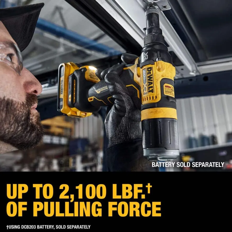 DeWalt 20V MAX* XR Brushless Cordless 3/16" Rivet Tool (Tool Only) DCF403B