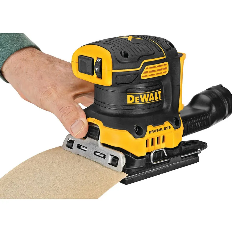 DeWalt 20V Max XR Brushless Cordless 1/4 Sheet Variable Speed Sander (Tool Only) DCW200B