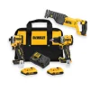 DeWalt 20V MAX XR DD & ATOMIC Impact Combo Kit & 20V MAX Cordless Reciprocating Saw DCK2051D2 & DCS380B