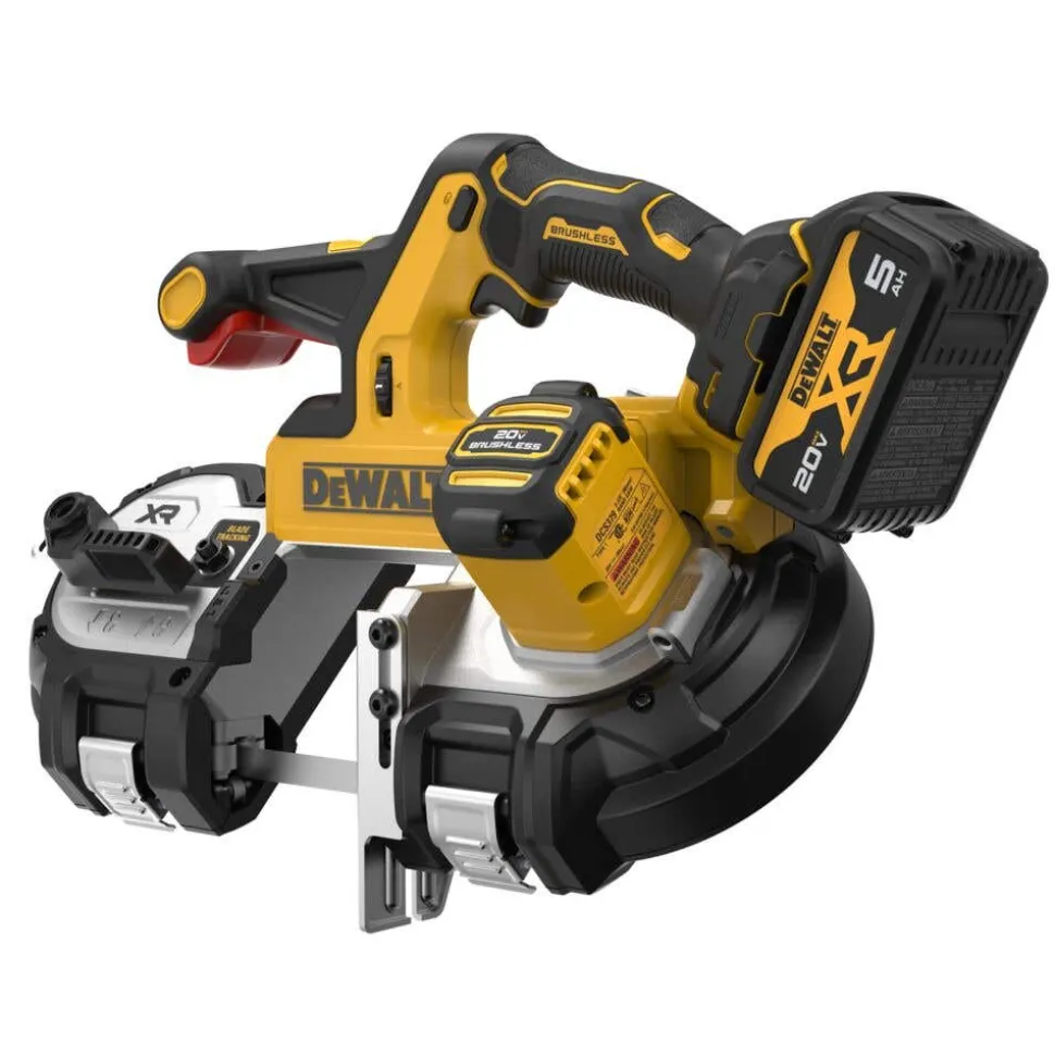 DeWalt 20V MAX XR Dual Trigger Mid-Size Bandsaw 5.0Ah Kit DCS379P1