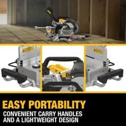 DeWalt 20V MAX* XR 12 in. Double Bevel Sliding Miter Saw (Tool Only) DCS785B