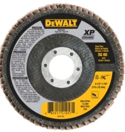 DeWalt XP 4-1/2" X 7/8" Flap Disc T29 Ceramic 80 Grit DWA8282
