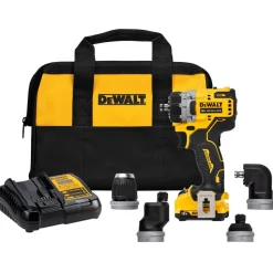 DeWalt XTREME 12V Brushless 5-in-1 Interchangeable Chuck Drill/Driver (2.0Ah) Kit DCD703F1