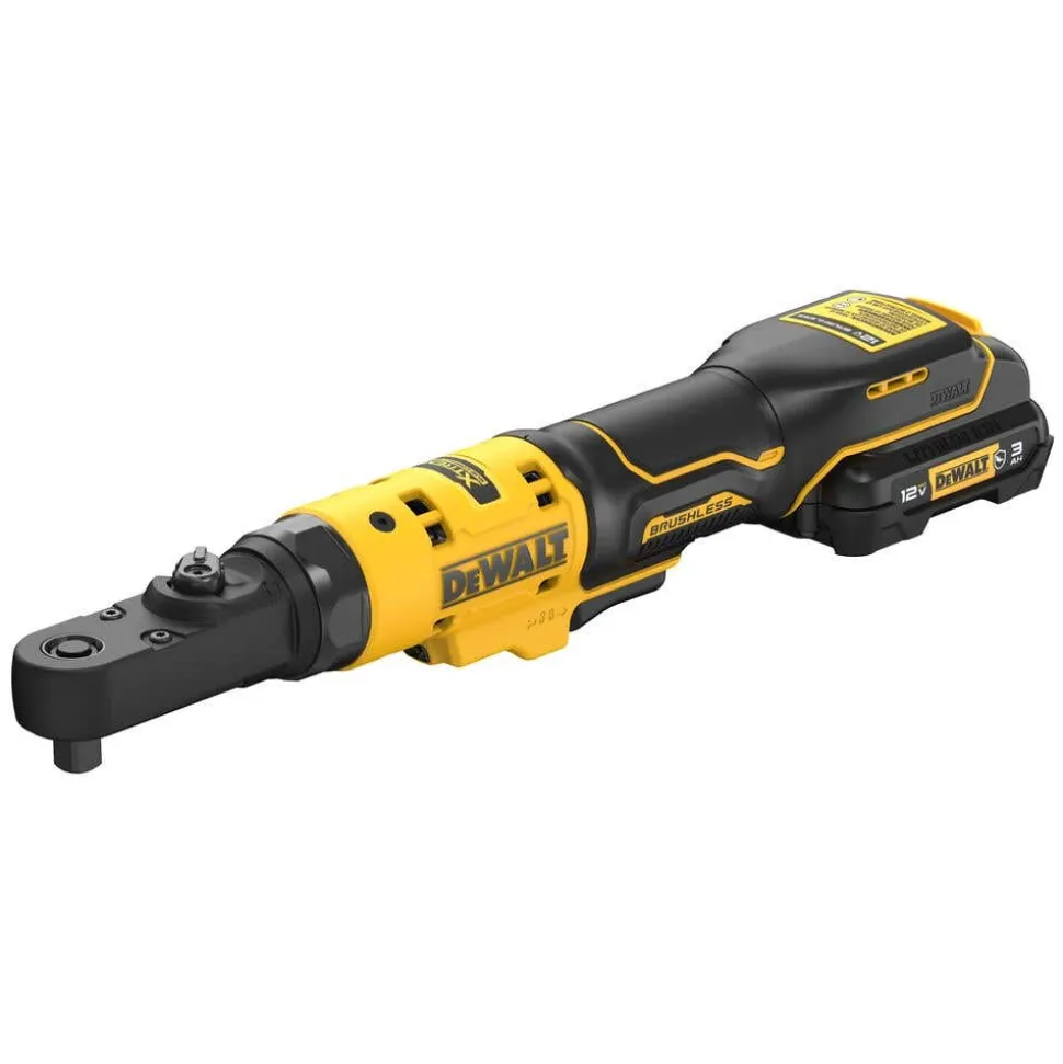 DeWalt XTREME 12V Max* Brushless Cordless 3/8" & 1/4" Sealed Head Ratchet Kit DCF500GG1