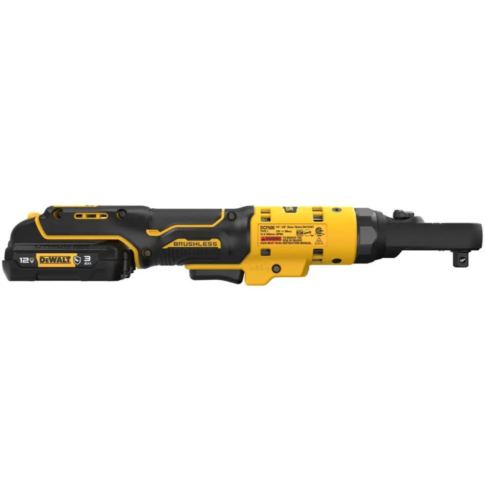 DeWalt XTREME 12V Max* Brushless Cordless 3/8" & 1/4" Sealed Head Ratchet Kit DCF500GG1