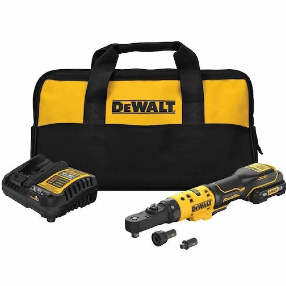 DeWalt XTREME 12V Max* Brushless Cordless 3/8" & 1/4" Sealed Head Ratchet Kit DCF500GG1