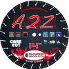 Diamond Products A2Z 16" X .125" X 1" VACUUM BOND BLADE 21576