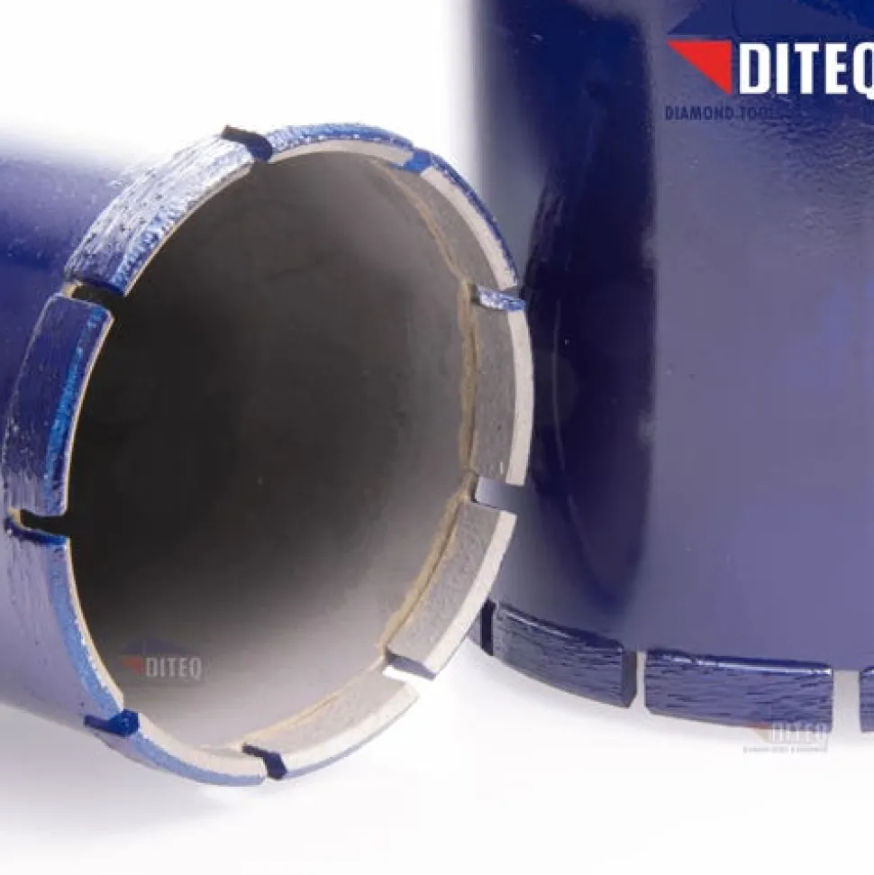 Diteq C-43 4" X .160" X 8MM X 12PCS Concrete Core Bits D32131