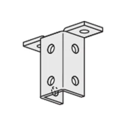 Double Corner Wing Fitting 8 Hole 1 7/8" Z/P 10 /Box