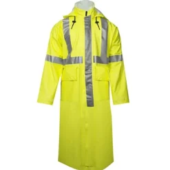 DriFire ARC H20 FR Hi-Vis Fluorescent Yellow Trench Coat NSA-R31RL06