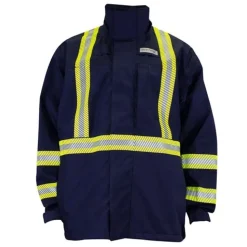 DriFire HydroFlash FR Foul Weather Navy Blue Jacket NSA-HYDROFLASHJ-N