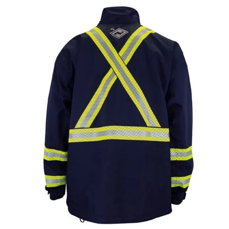 DriFire HydroFlash FR Foul Weather Navy Blue Jacket NSA-HYDROFLASHJ-N