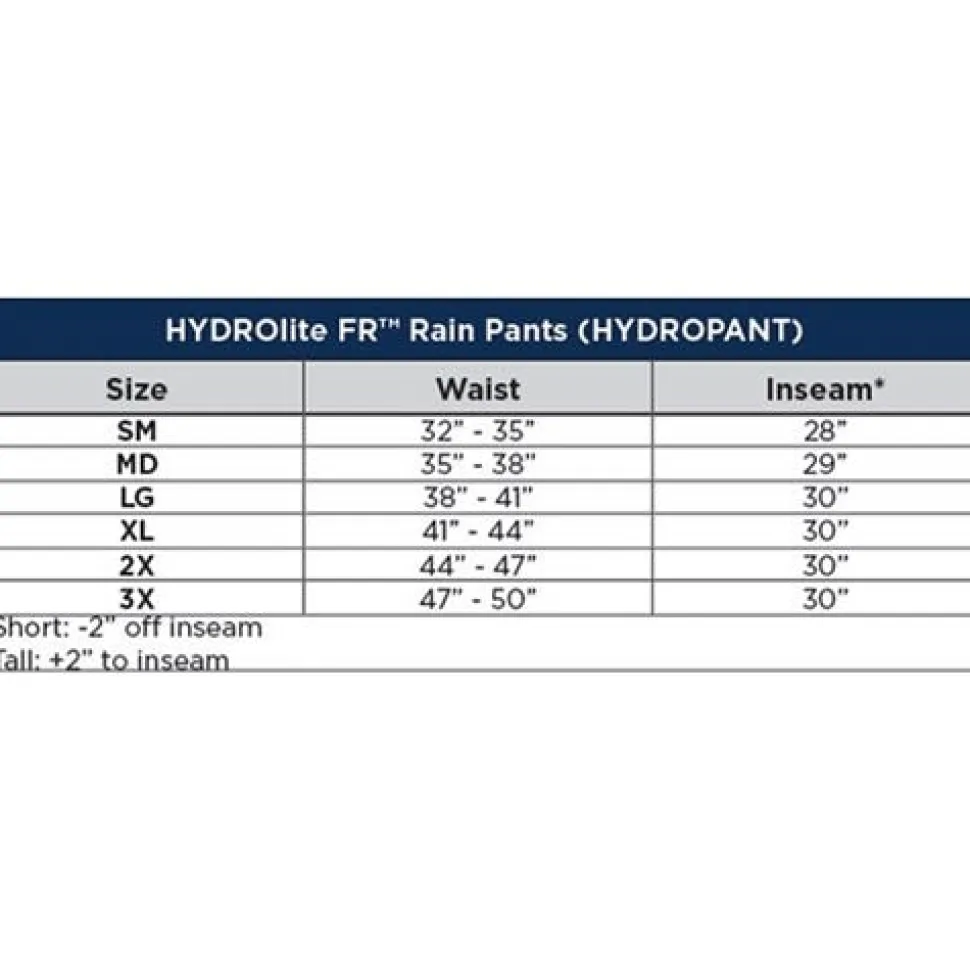DriFire HydroLite FR Fluorescent Yellow Extreme Weather Pants NSA-HYDROPANT-YB