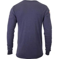 DriFire TecGen FR Navy Blue Long Sleeve T-Shirt NSA-C541NNBLS
