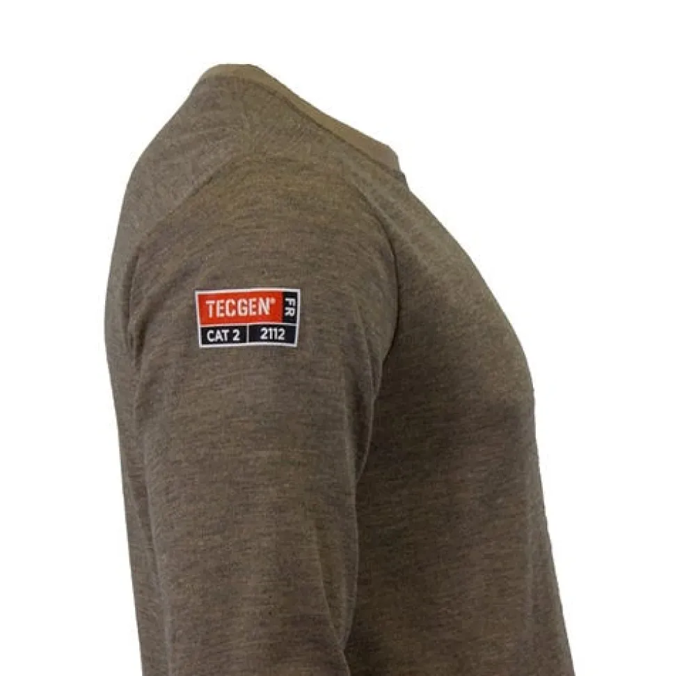 DriFire TecGen FR Tan Long Sleeve T-Shirt NSA-C541NTNLS